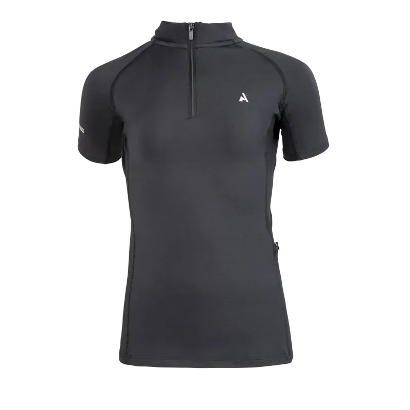 Aubrion Young Rider React Short Sleeve Base Layer in Shadow