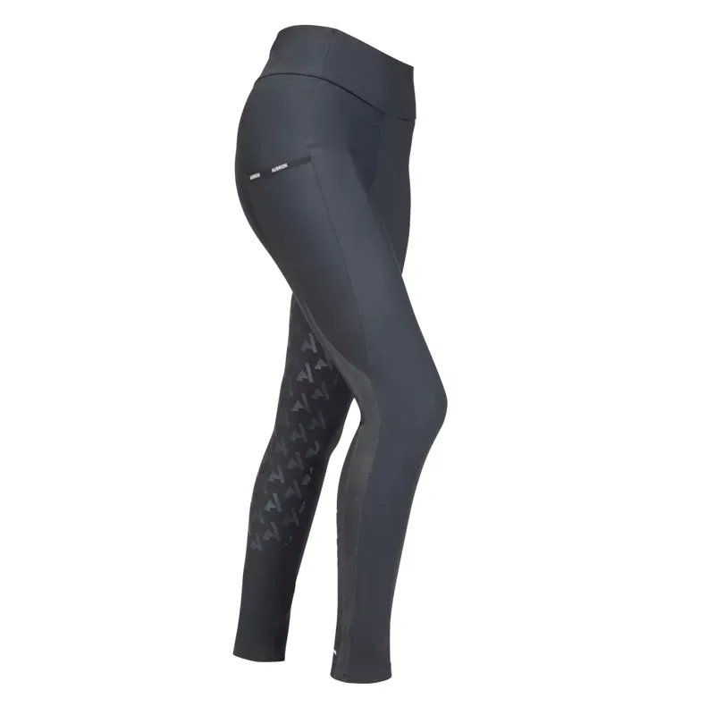 Aubrion Young Rider Rhythm Riding Tights in Shadow