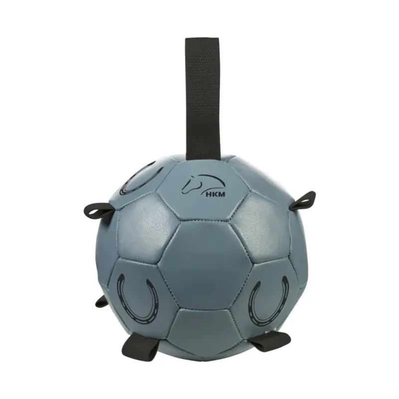 HKM Fun Ball as Toy for Horses in Smokey Blue