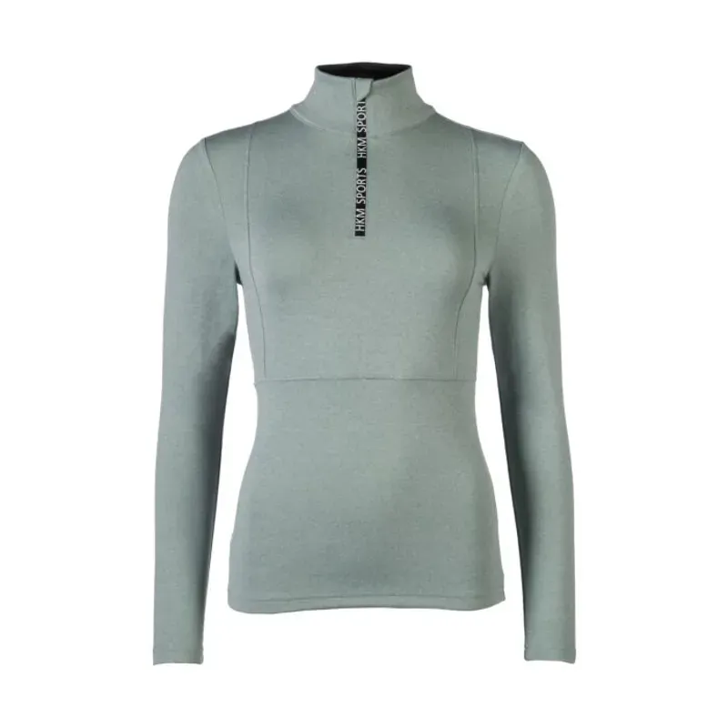 Hkm Supersoft II Melange Functional Shirt in Sage