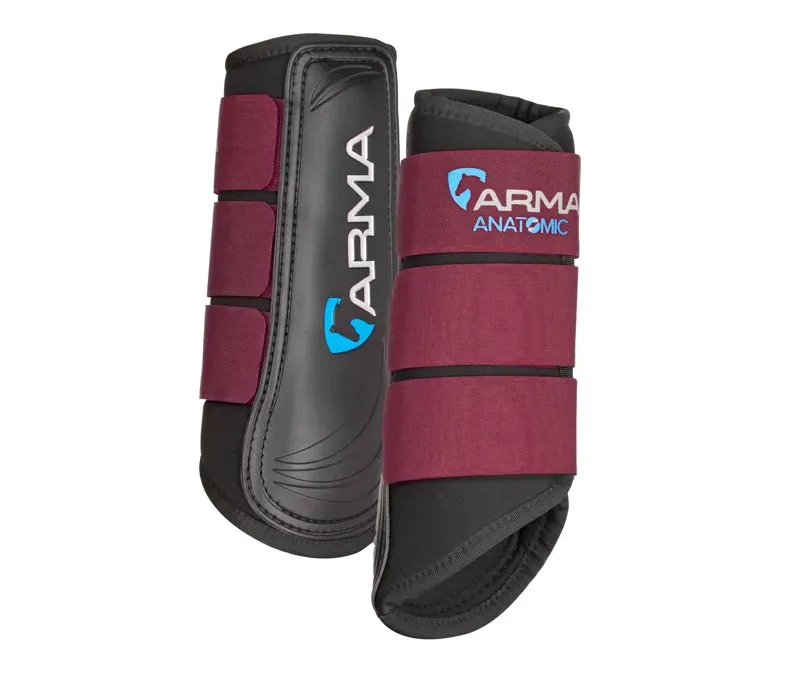 Arma Neoprene Brushing Boots in Black Cherry