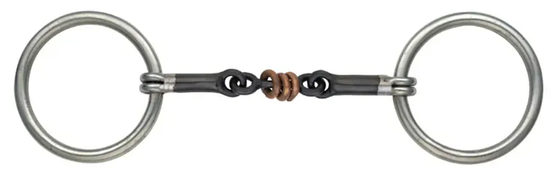 Shires Sweet Iron Copper Roller Snaffle