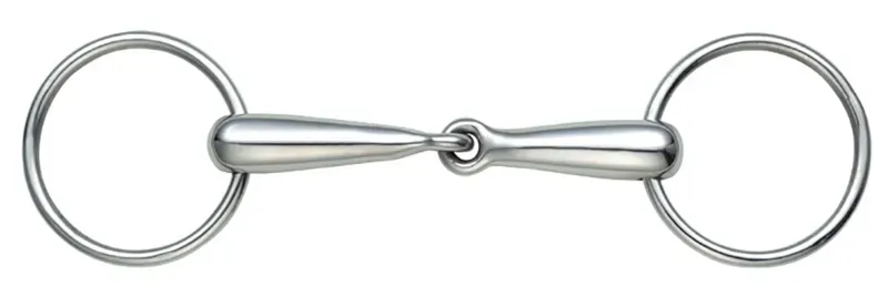 Shires Hollow Mouth Loose Ring Snaffle