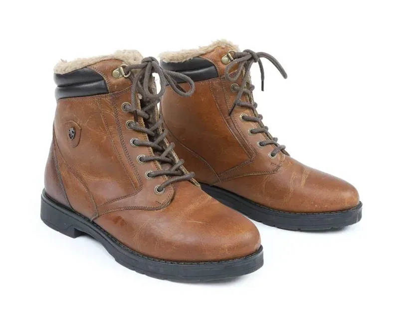 Moretta Ladies Ottavia Lace Country Boots in Brown