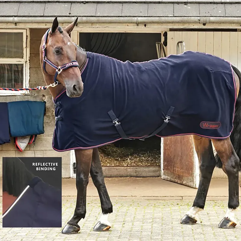 Whitaker Rastrick Reflective Fleece Rug in Blue