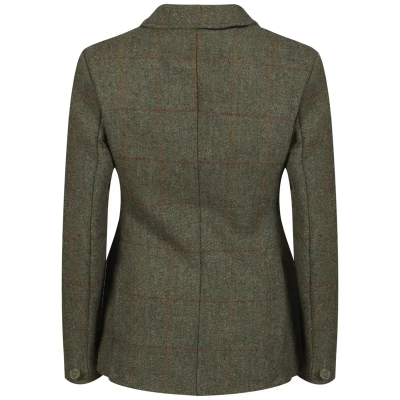 Equetech Maids Claydon tweed Show Jacket 32 Green-1