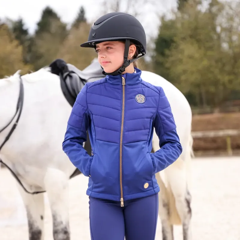 Aubrion Young Rider Team Insulated Jacket Navy-1