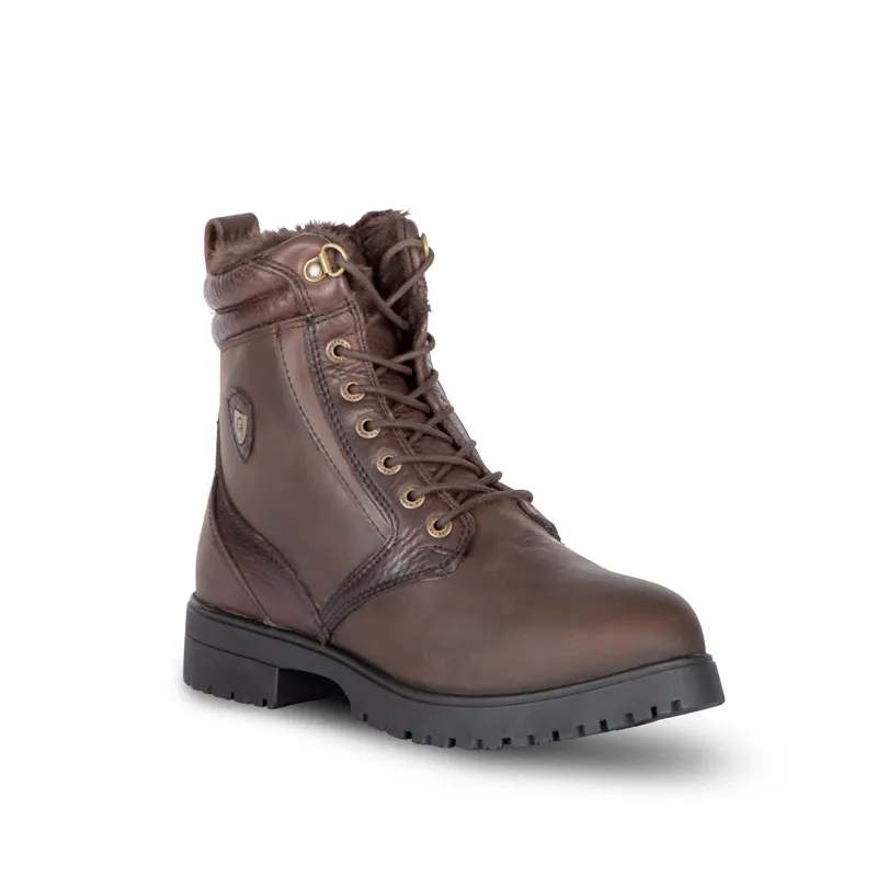 Moretta Varese Lace Country Boots Brown