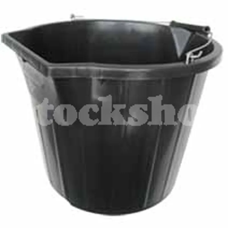 Stockshop 3 Gallon Bucket Black