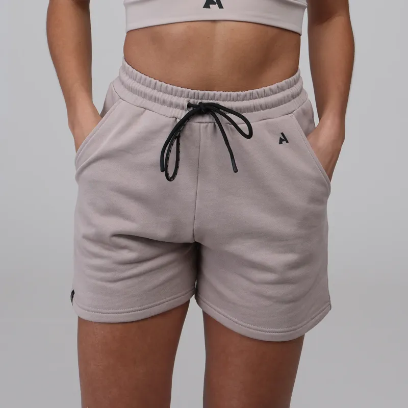 Aubrion React Sweat Shorts in Sand-1