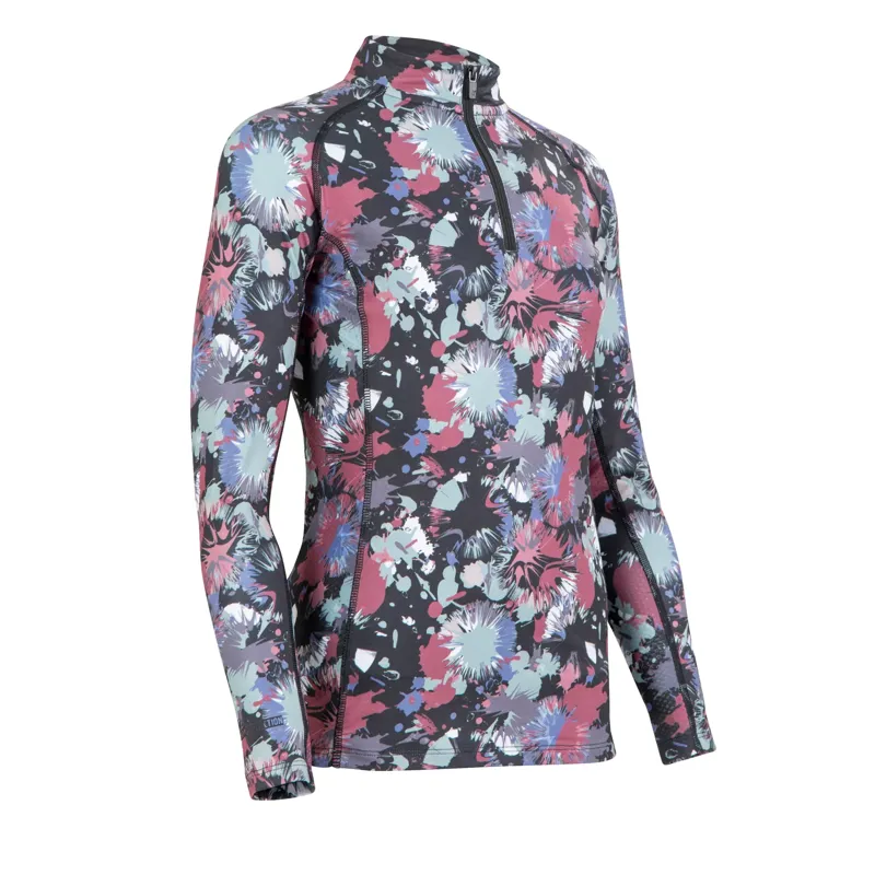 Aubrion Young Rider React Long Sleeve Base Layer in Abstract-1