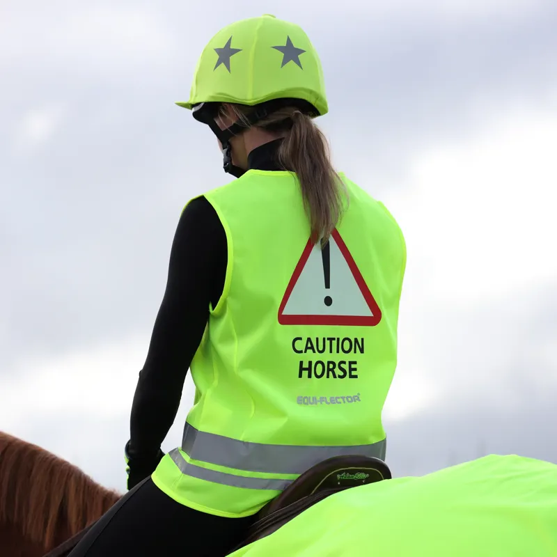 Shires Equi-flector Saftey Vest Young Rider Yellow-1