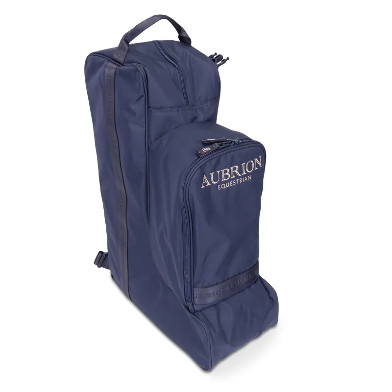Aubrion Equestrian Hat Whip and Boot Bag Navy