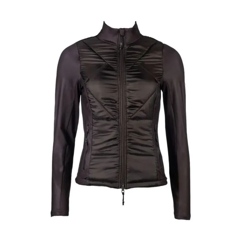 HKM Prag Style Nylon Jacket Dark Brown