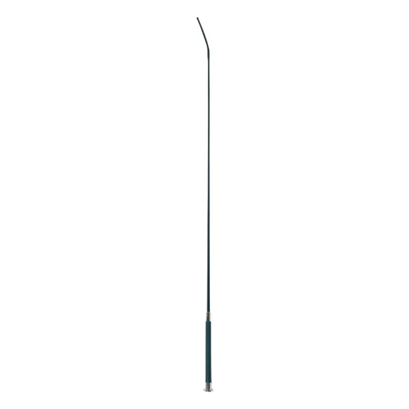 HKM Gel Handled Dressage Whip 100cm Deep Green