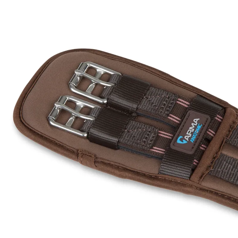 Arma Memory Foam Dressage Girth Brown-1
