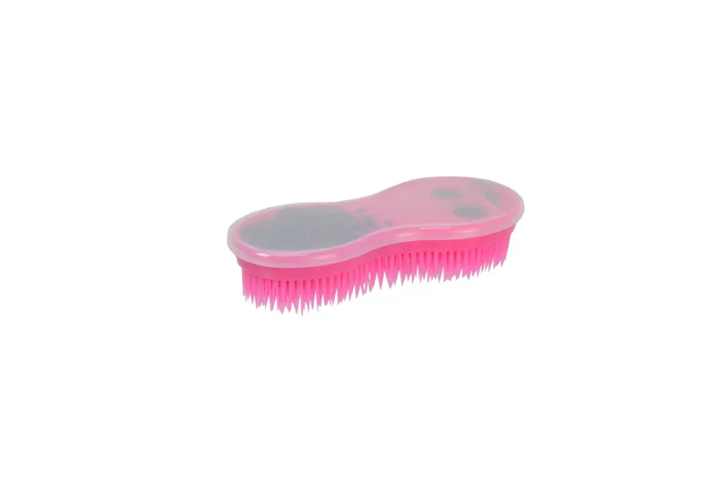 Lincoln Ultimate Brush with Plaiting Kit Hot Pink with Black Bands