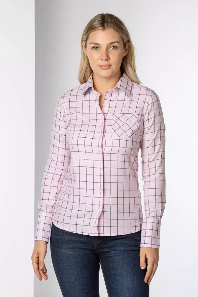 Rydale Ladies Hannah Country Shirt Pink