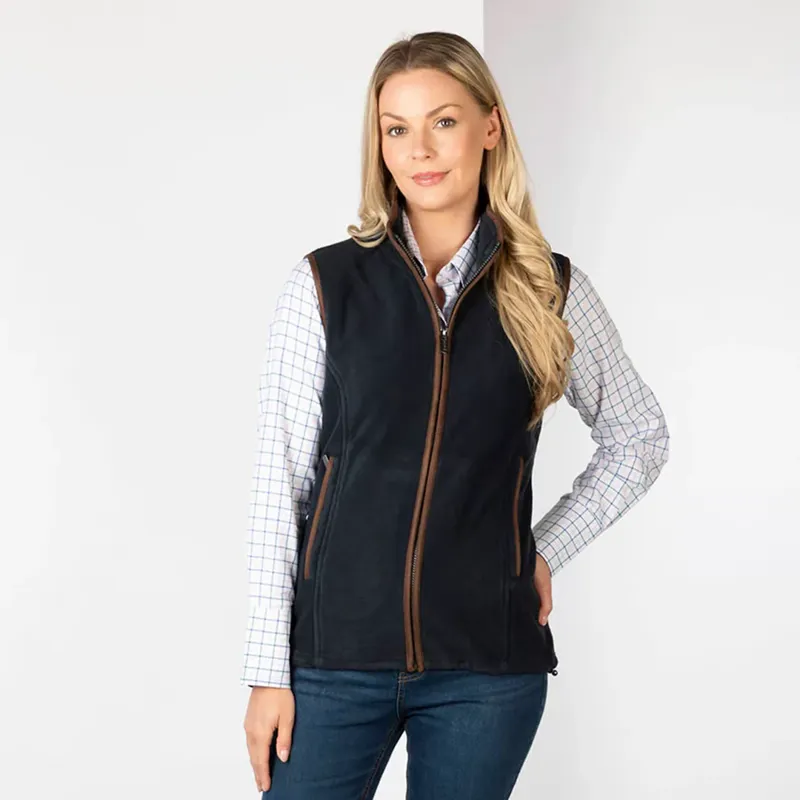 Rydale Ladies Huggate Fleece Gilet Ink