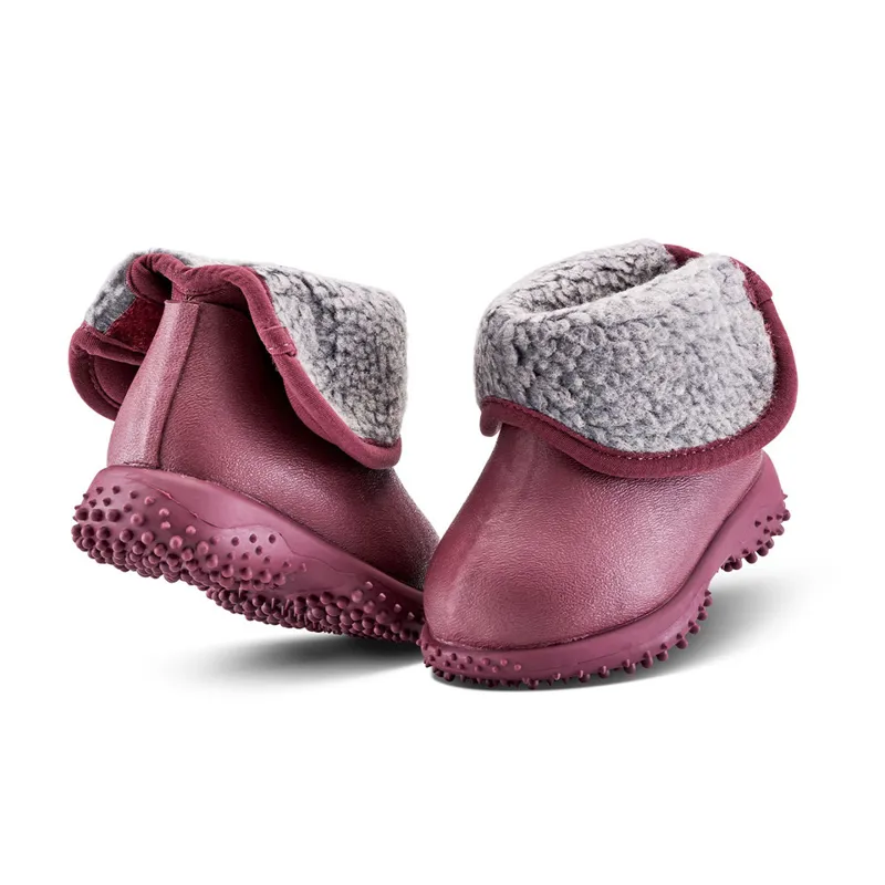 Grubs Children's Muddies Puddle Wellies Tawny Red-2