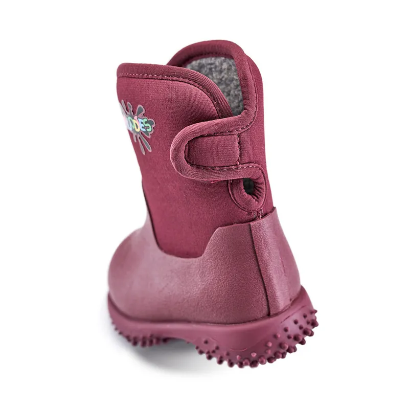 Grubs Children's Muddies Puddle Wellies Tawny Red-3