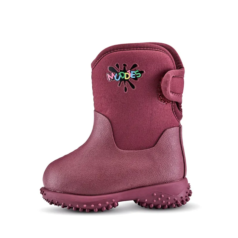 Grubs Children's Muddies Puddle Wellies Tawny Red