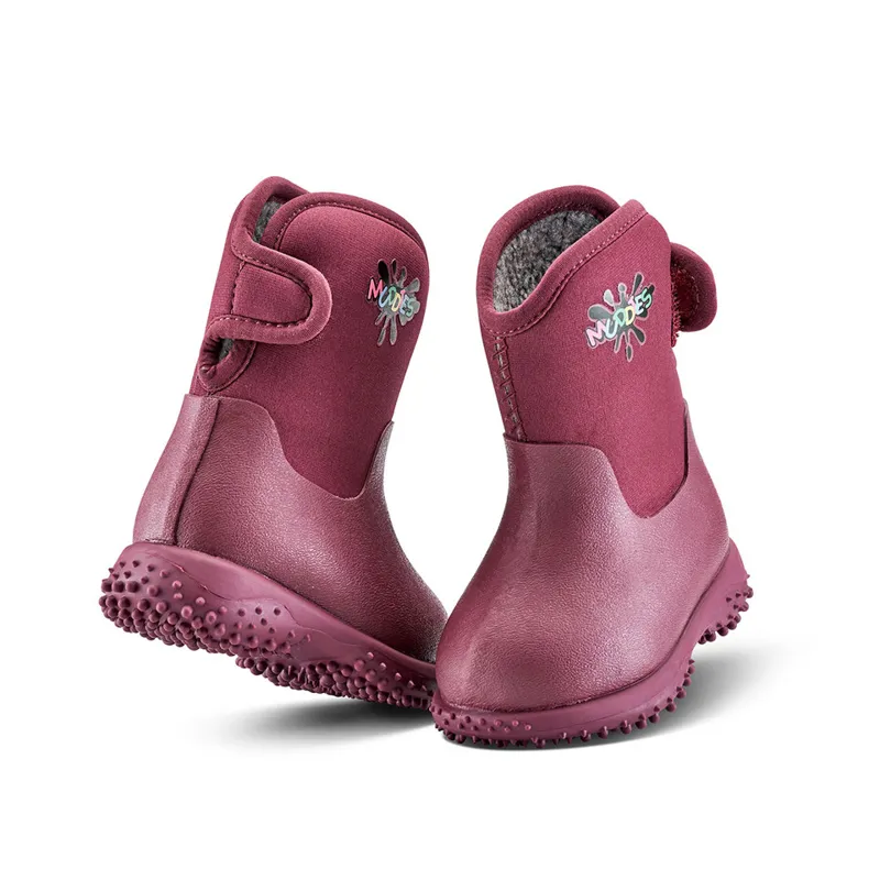 Grubs Children's Muddies Puddle Wellies Tawny Red-1