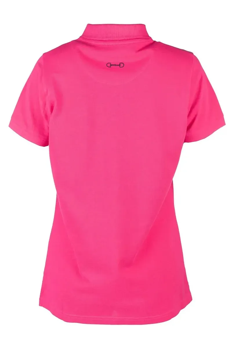 Rydale Ladies Kirby Snaffle Polo Shirt Bonbon-1