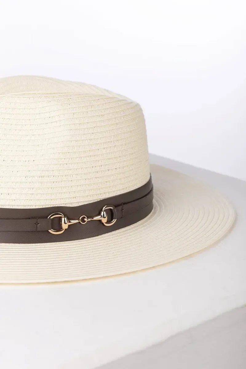 Rydale Ladies Aislaby Panama Summer Hat Cream-1
