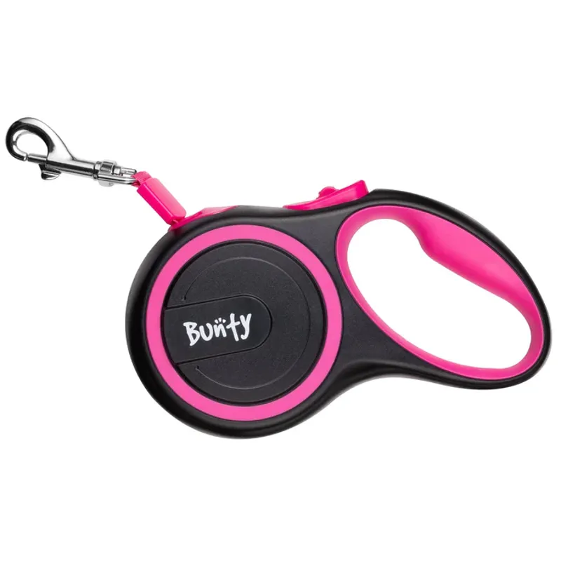 Bunty Retractable dog lead 3M Pink