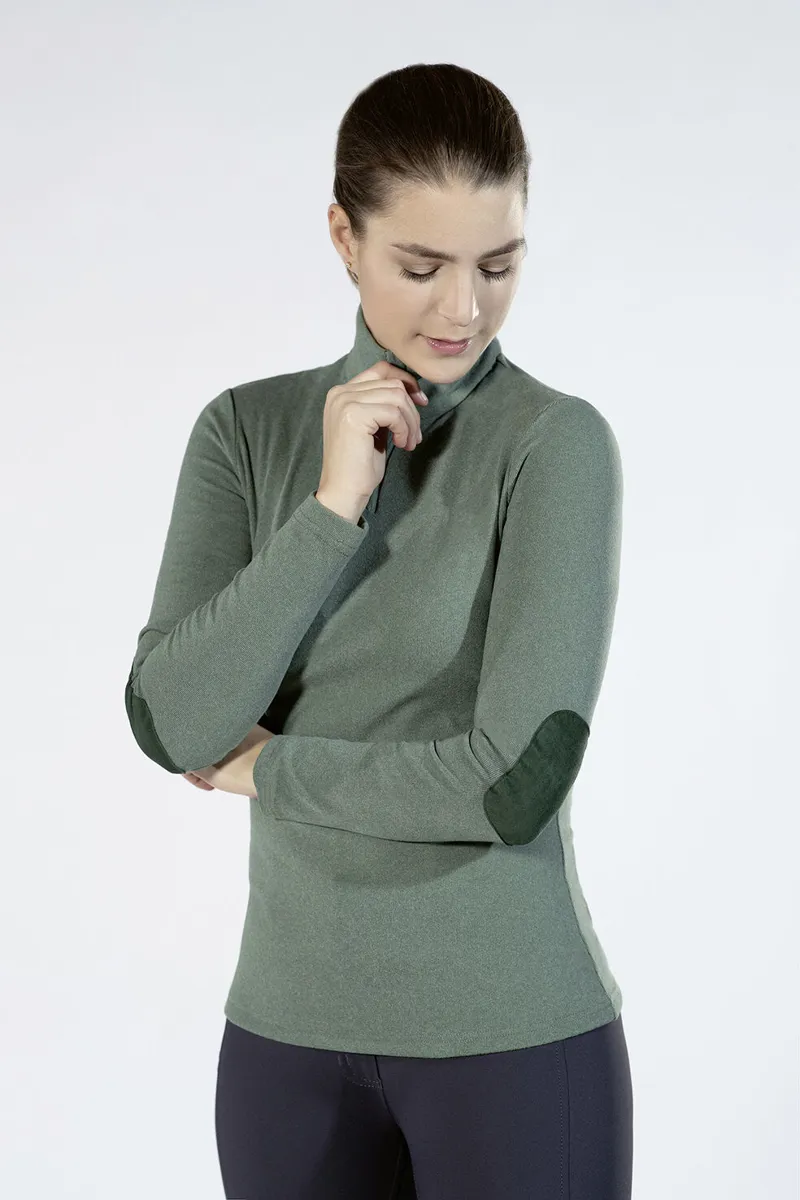 Hkm Supersoft II Melange Functional Shirt in Sage-1