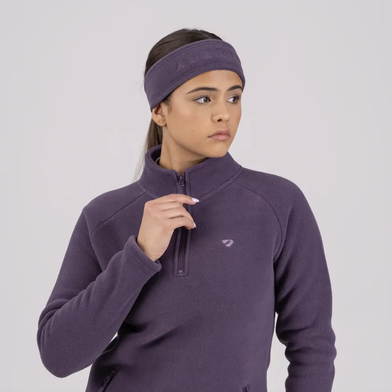 Aubrion Fleece Headband Purple